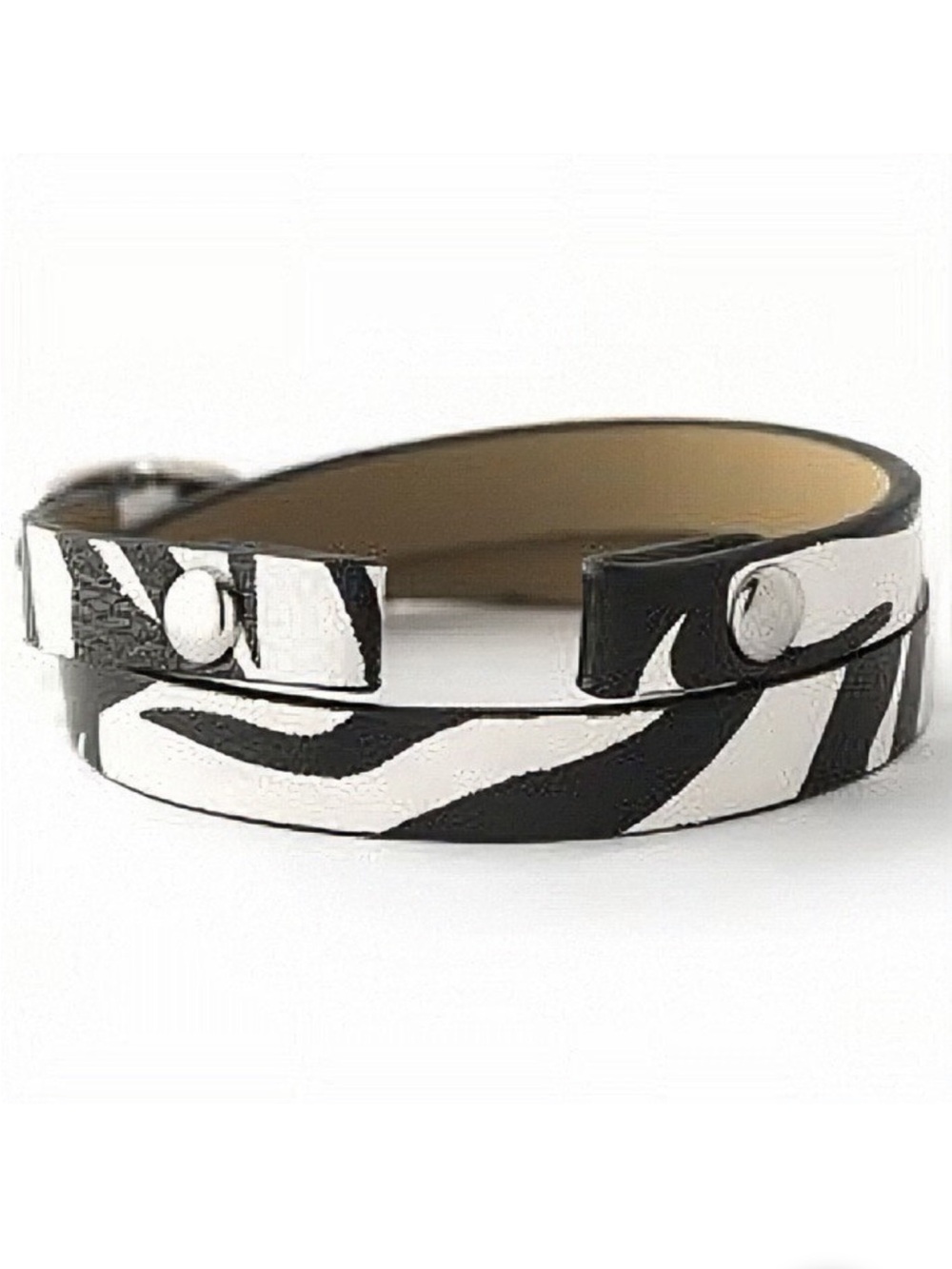 Origami Owl zebra double wrap bracelet